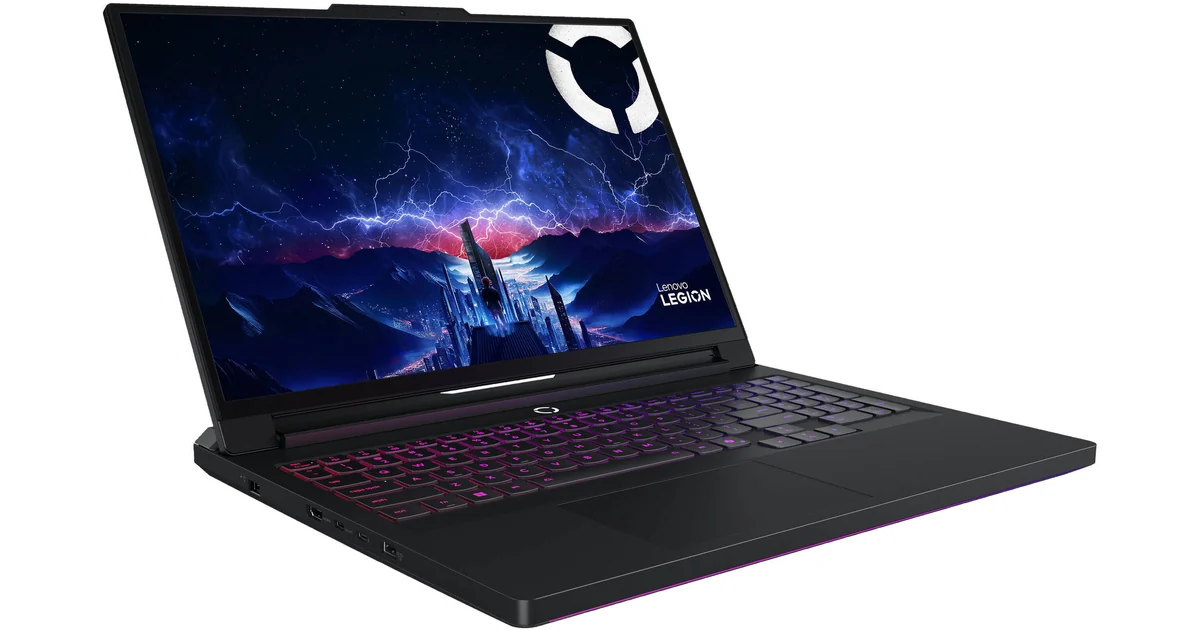 Lenovo Legion Pro 7i Gen 10 gaming laptop with RTX 5080 graphics