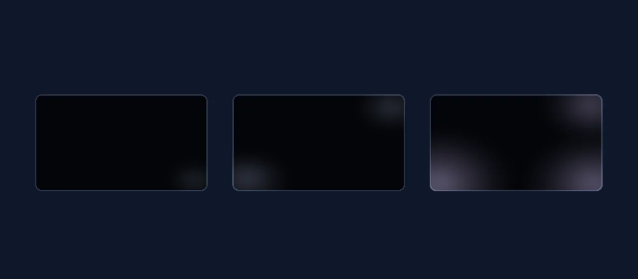 Backlight bleed severity comparison across three dark monitor panels