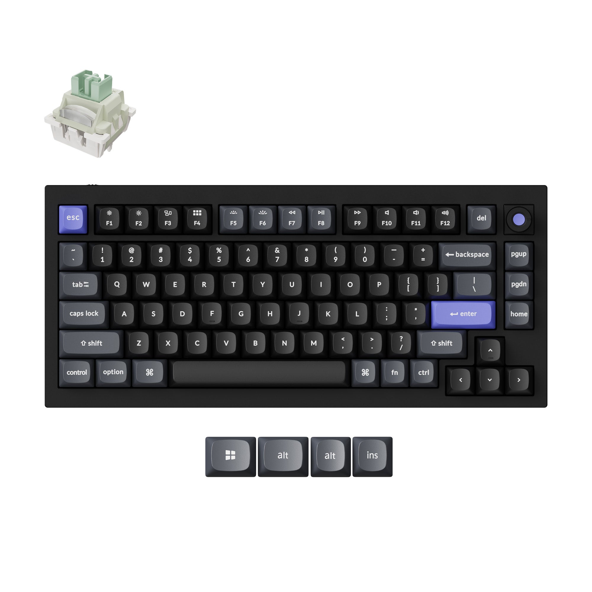 Comparison of keyboard types — mechanical switch versus membrane for key chatter diagnosis