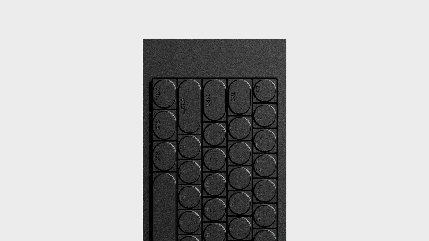 Serene Industries Cleaver slim aluminum hall effect luxury keyboard official product render