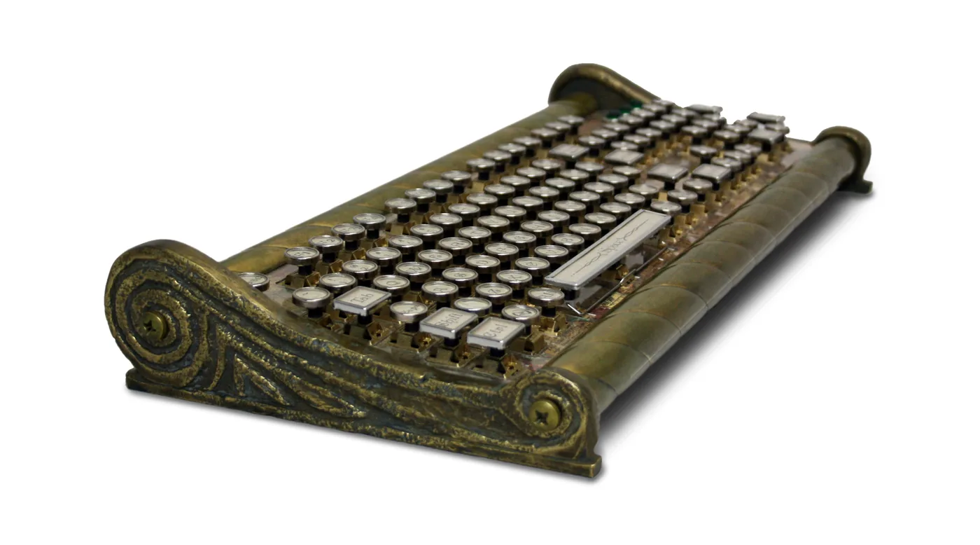 Datamancer Seafarer ornate nautical luxury keyboard official product photo