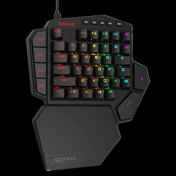 صورة المنتج الرسمية للوحة مفاتيح الألعاب الميكانيكية Redragon K585 DITI بيد واحدة