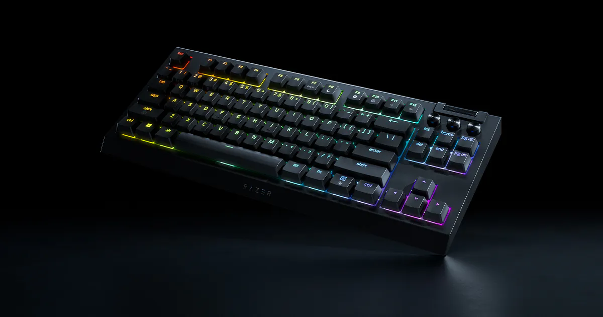 Razer BlackWidow V4 Tenkeyless HyperSpeed official product image