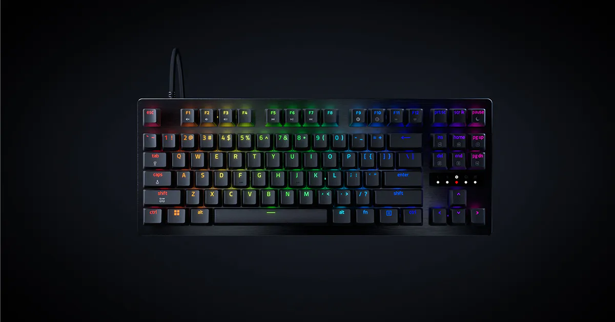 Official Razer Huntsman V3 Tenkeyless 8KHz gaming keyboard